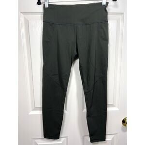 Sweaty Betty Olive Green Power Leggings 7/8 Length Women's Small Gym Workout